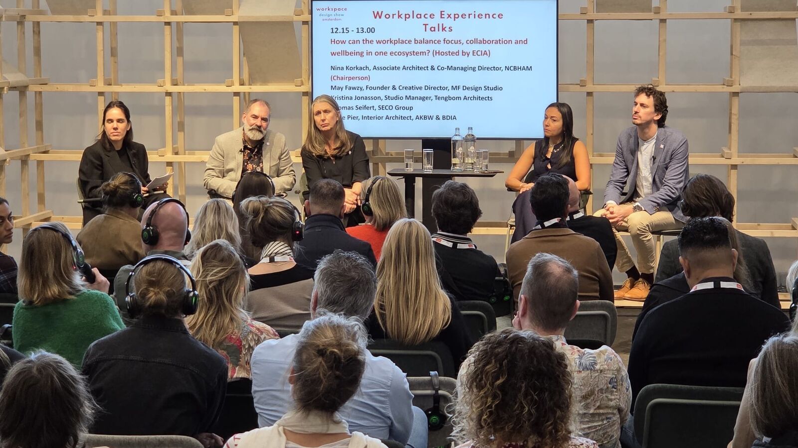 MFDS join the panel discussion hosted by the European Council of Interior Architects ECIA in Workspace Design Show image